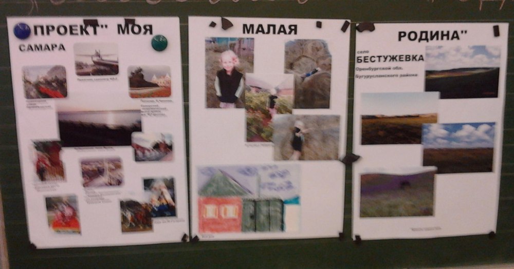 Коллаж моя малая родина