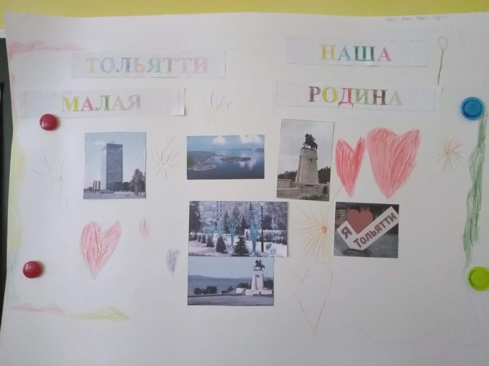 Коллаж моя малая Родина 1 класс