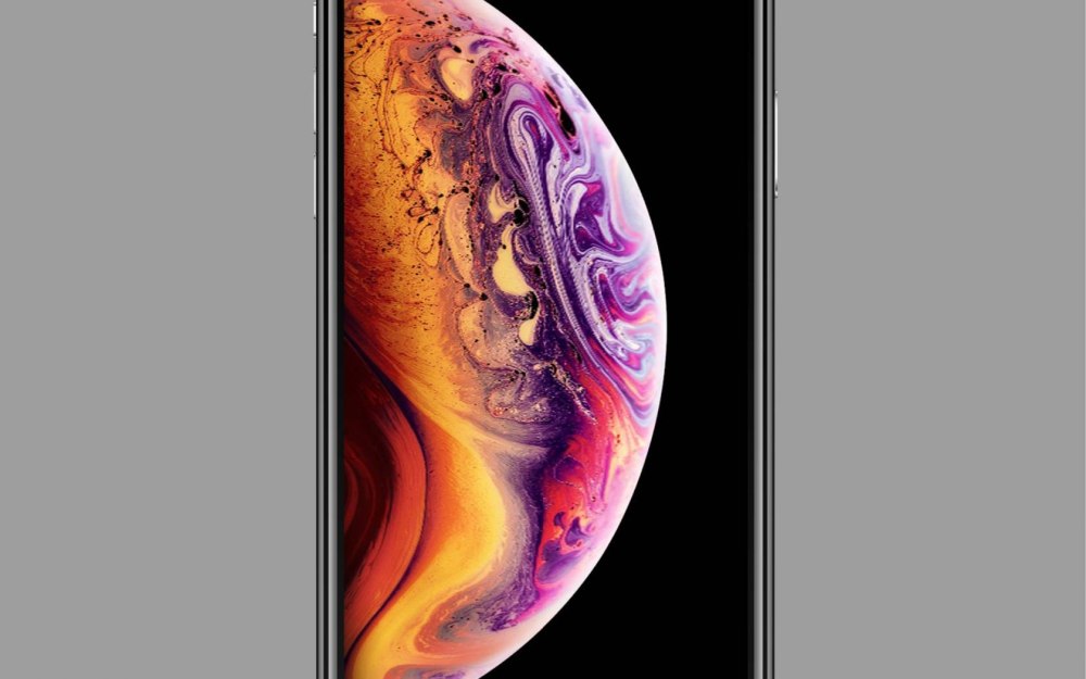 Обои со схемой внутренних элементов iphone