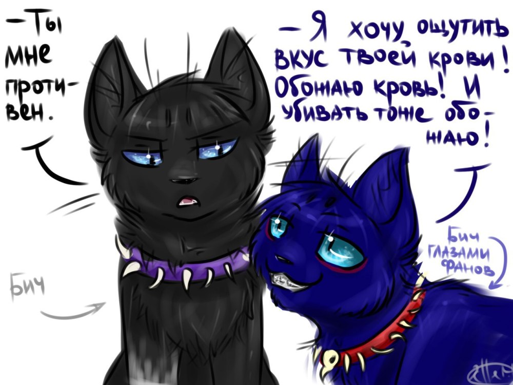 Коты Воители хуманизация