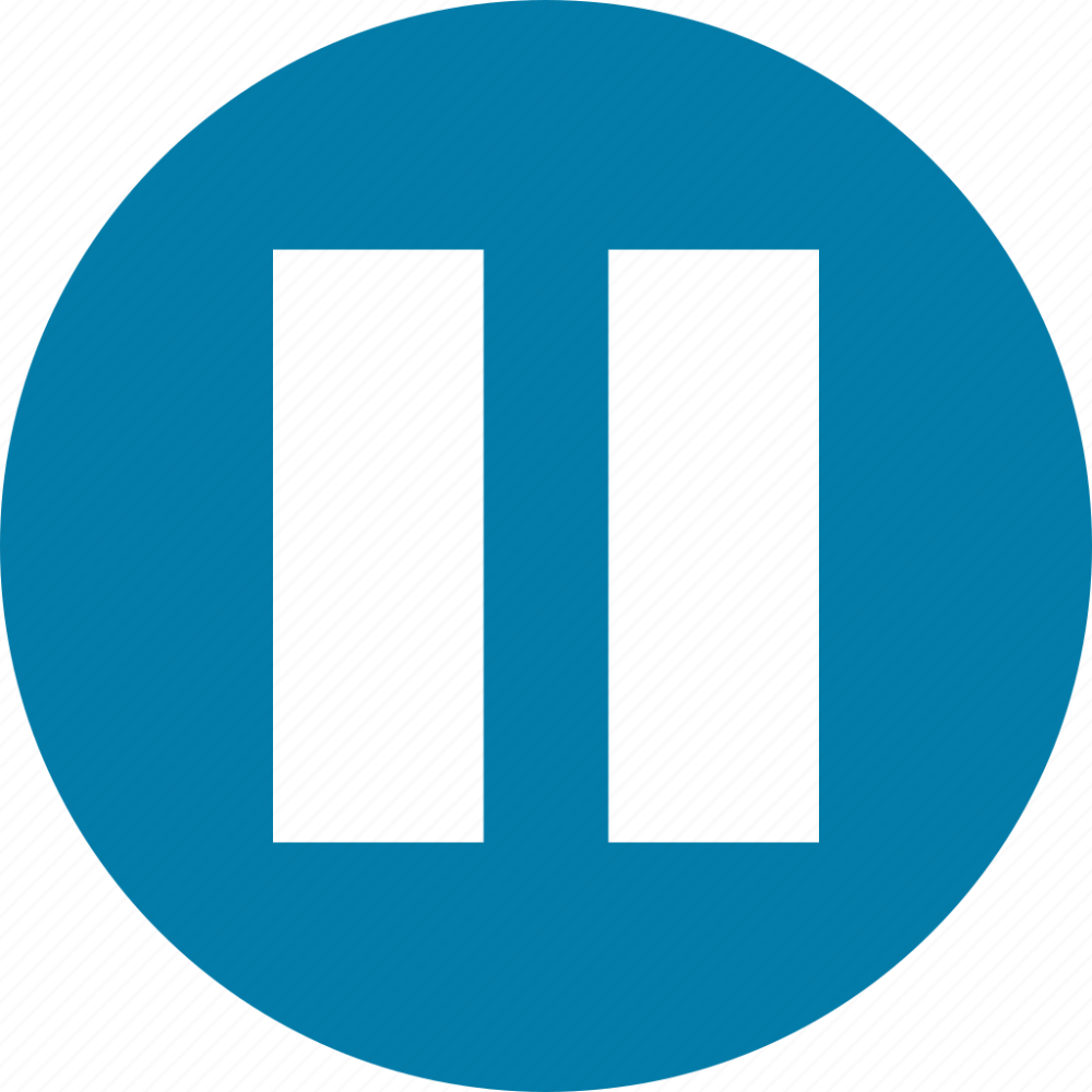 Пауза черно белая