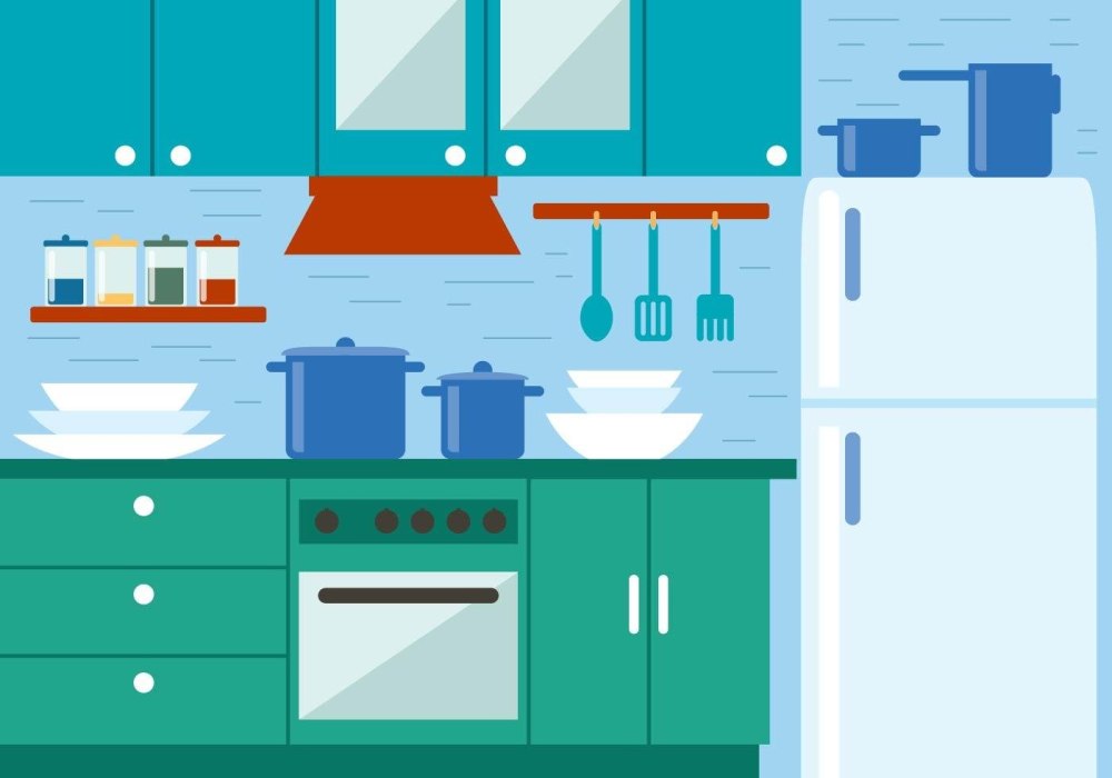 Кухня Flat Design