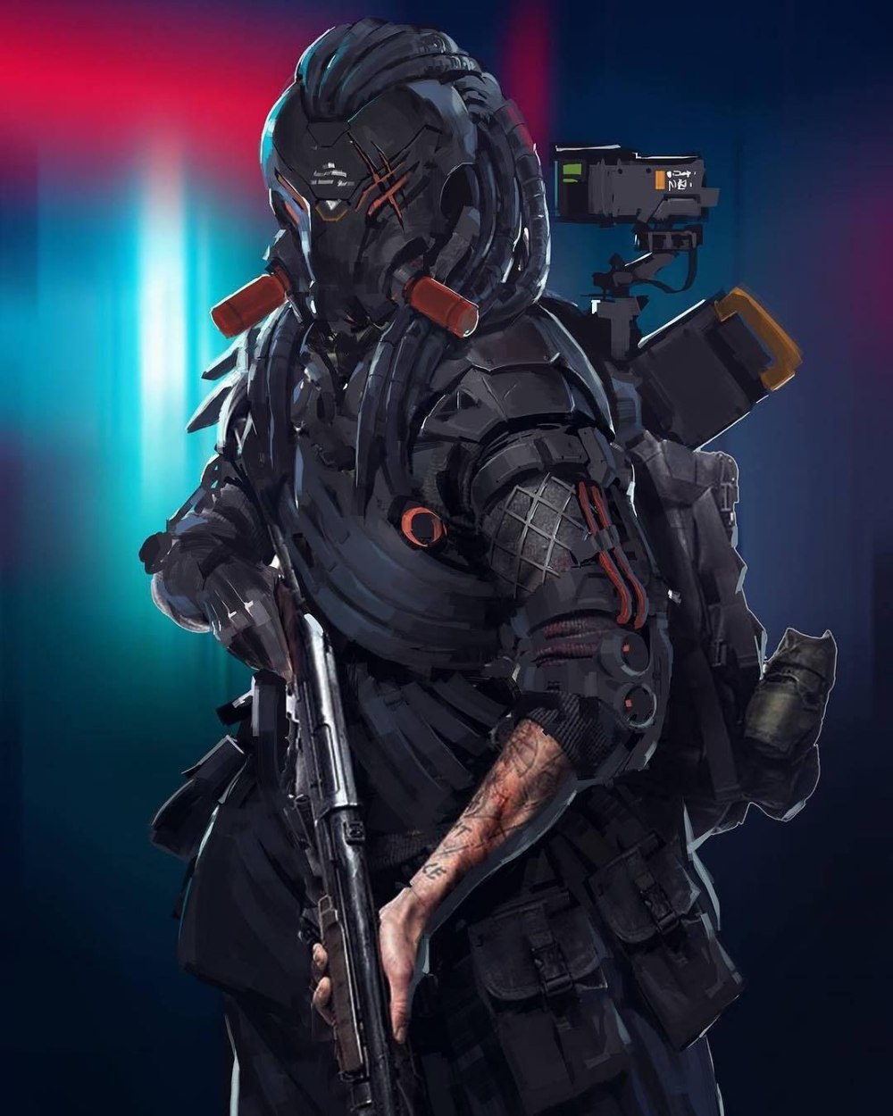 Солдат Sci Fi концепт арт Nazi