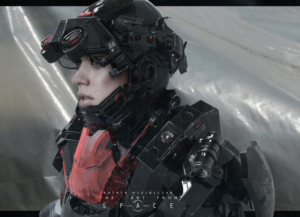 Пилот Sci Fi Art