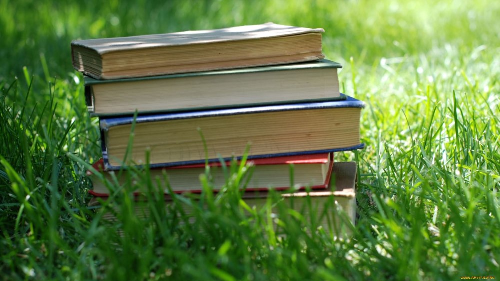 Стопка книг арт