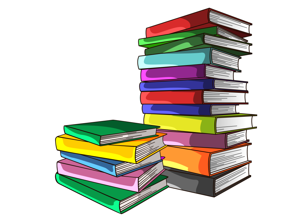 Стопка книг стильная