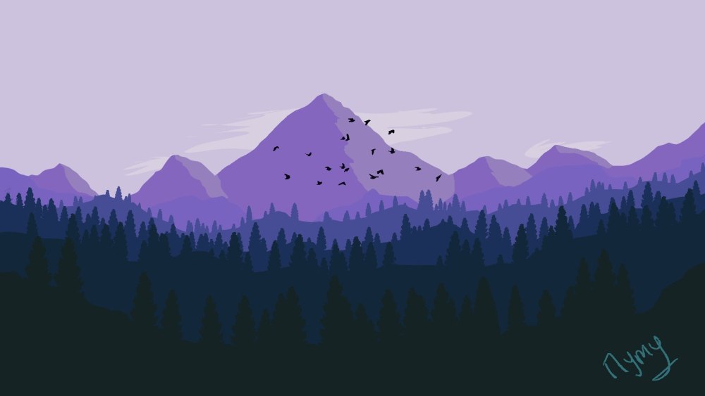 Фон Firewatch 4k
