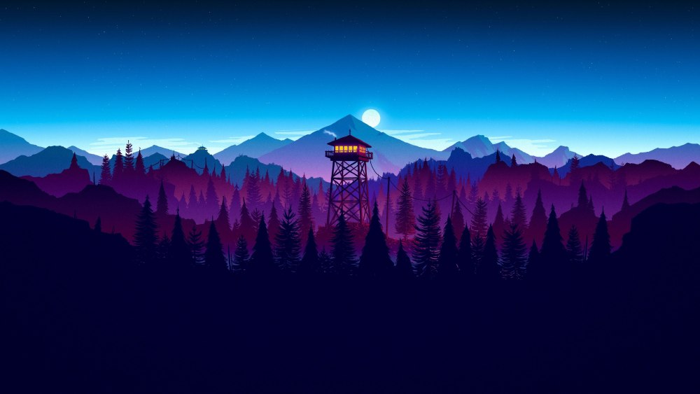 Firewatch пейзажи