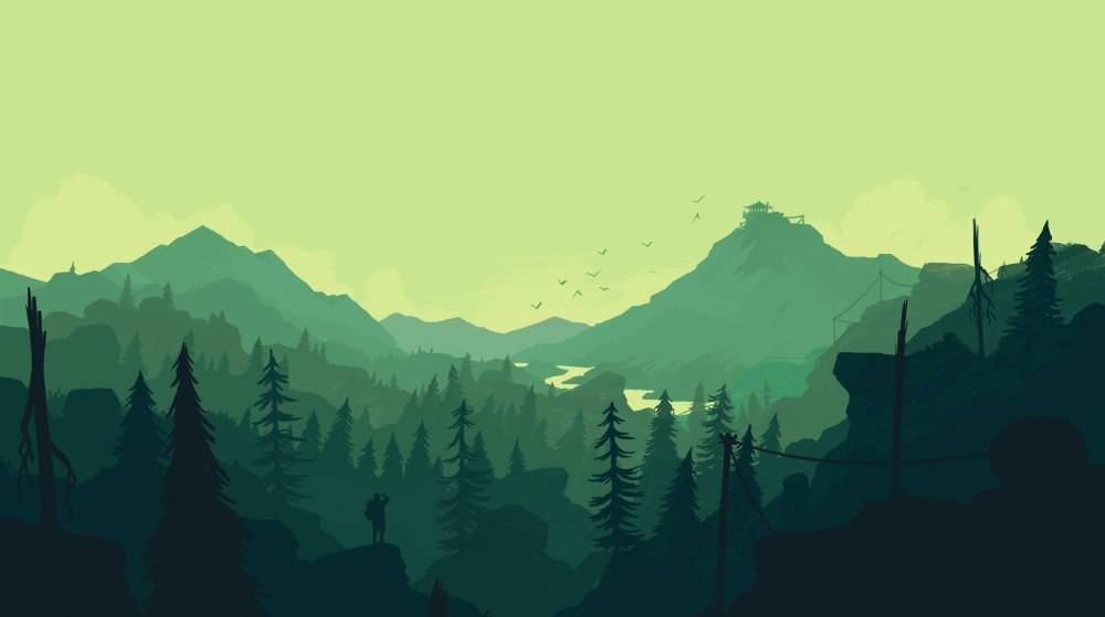 Фон Firewatch 4k
