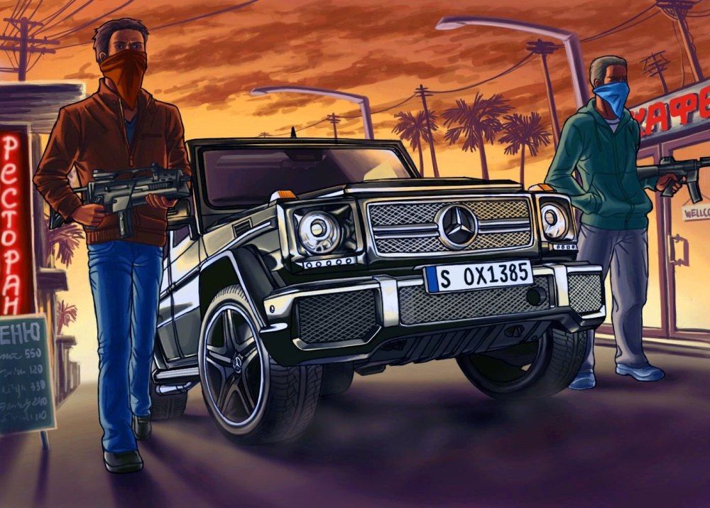 GTA San Andreas гопники