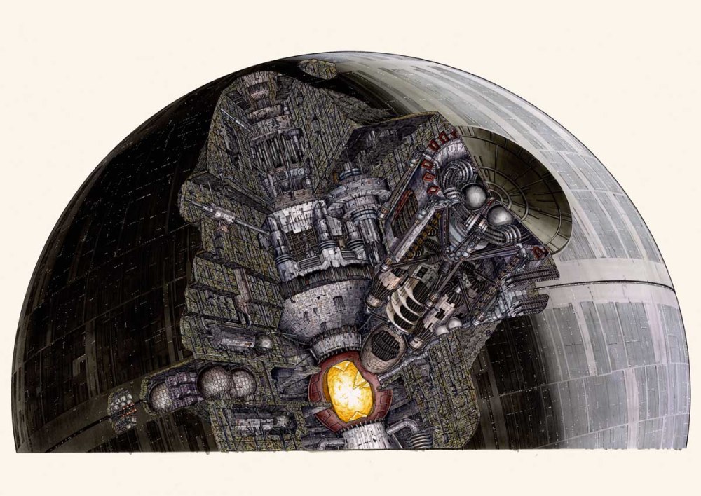 Star Wars звезда смерти арт