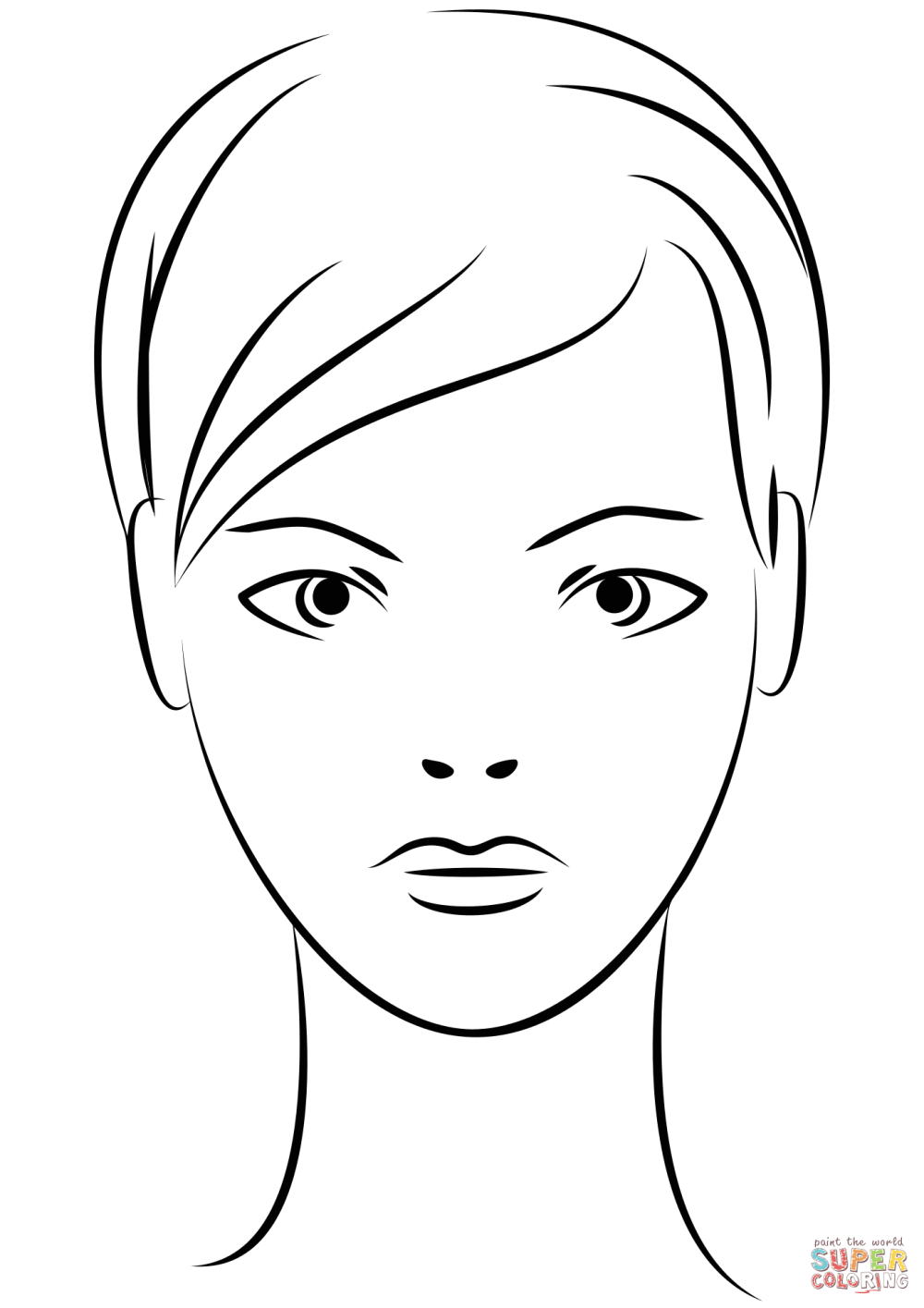 Face Chart для визажистов шаблон Mac