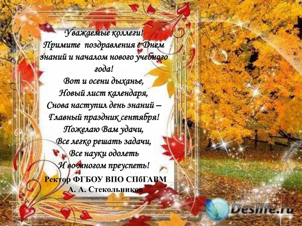 Осенняя рамка для текста