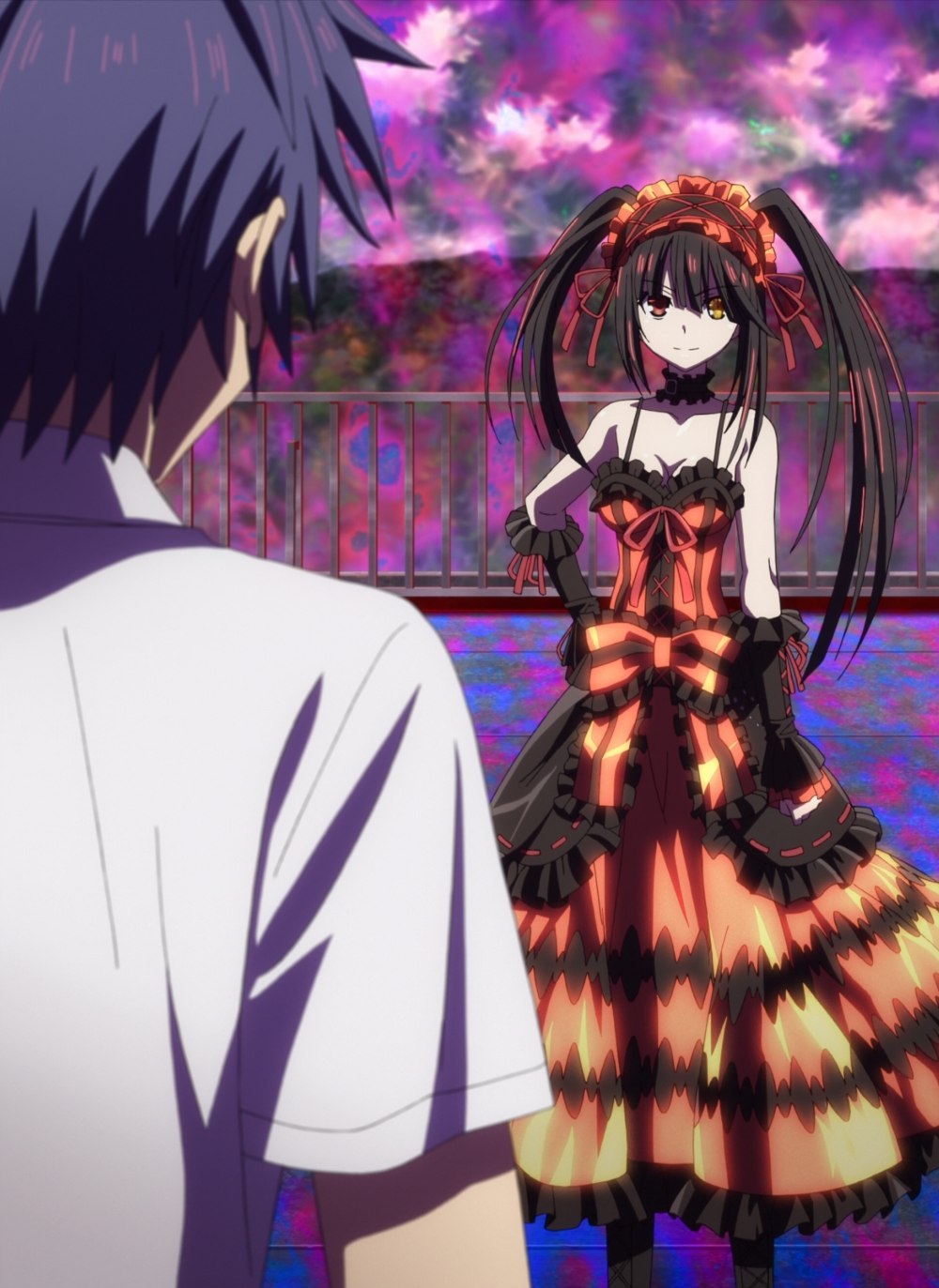 Date a Live Куруми и Шидо