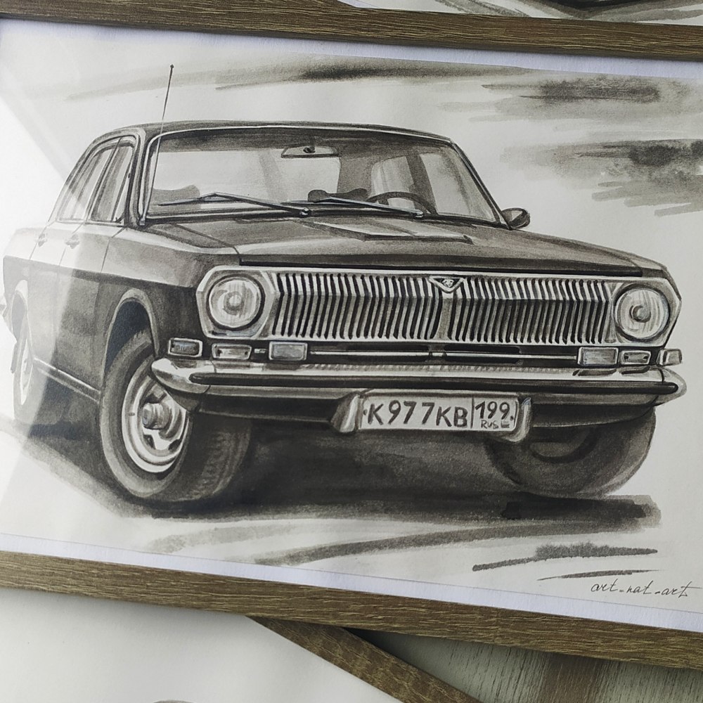 ГАЗ 24 скетч