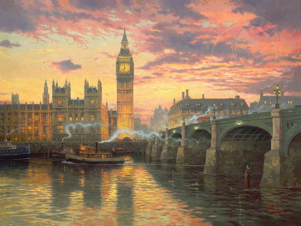 Картины Томаса Кинкейда "Лондон (London)"