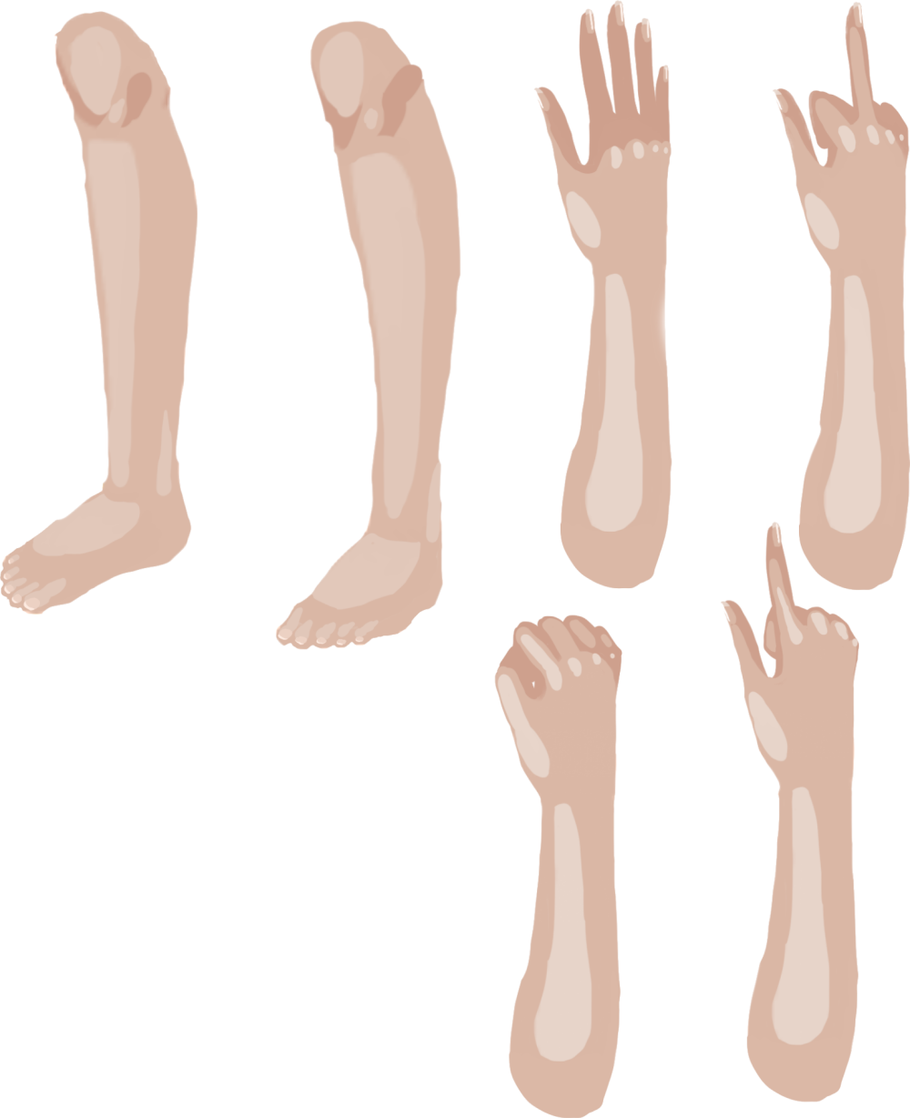 Референс руки гача