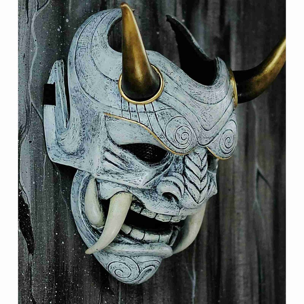 Японская маска Hannya самурая