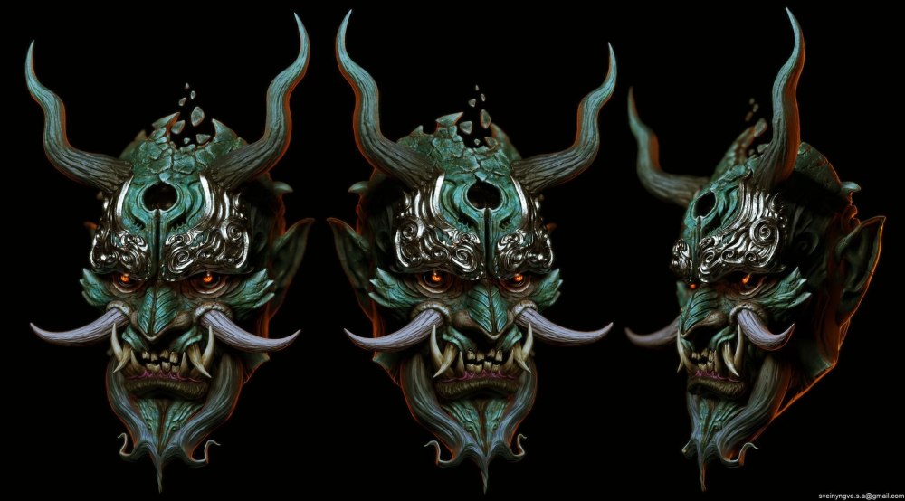 Hannya японский демон