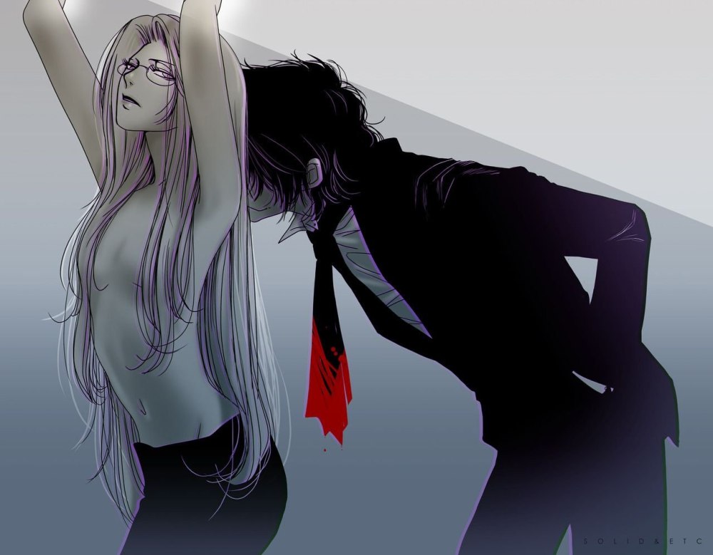 Hellsing Виктория и Алукард