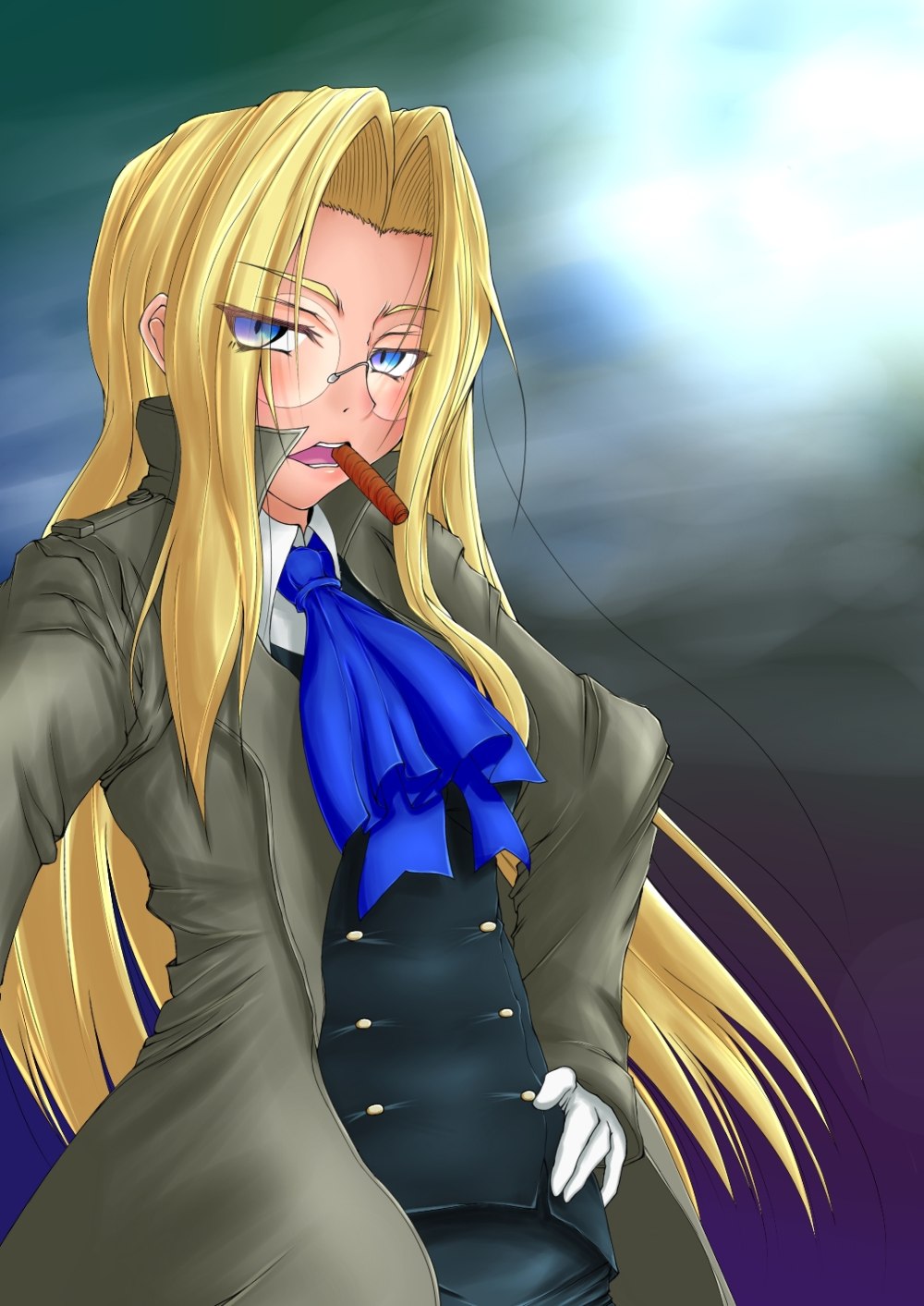 Hellsing Алукард и Интегра