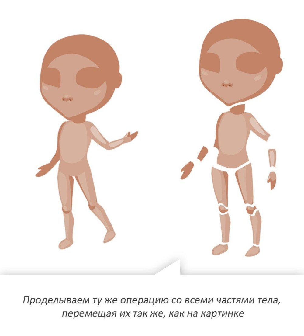 Манекен тела гача лайф