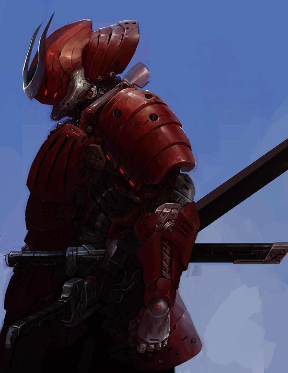 Sci Fi Samurai робот