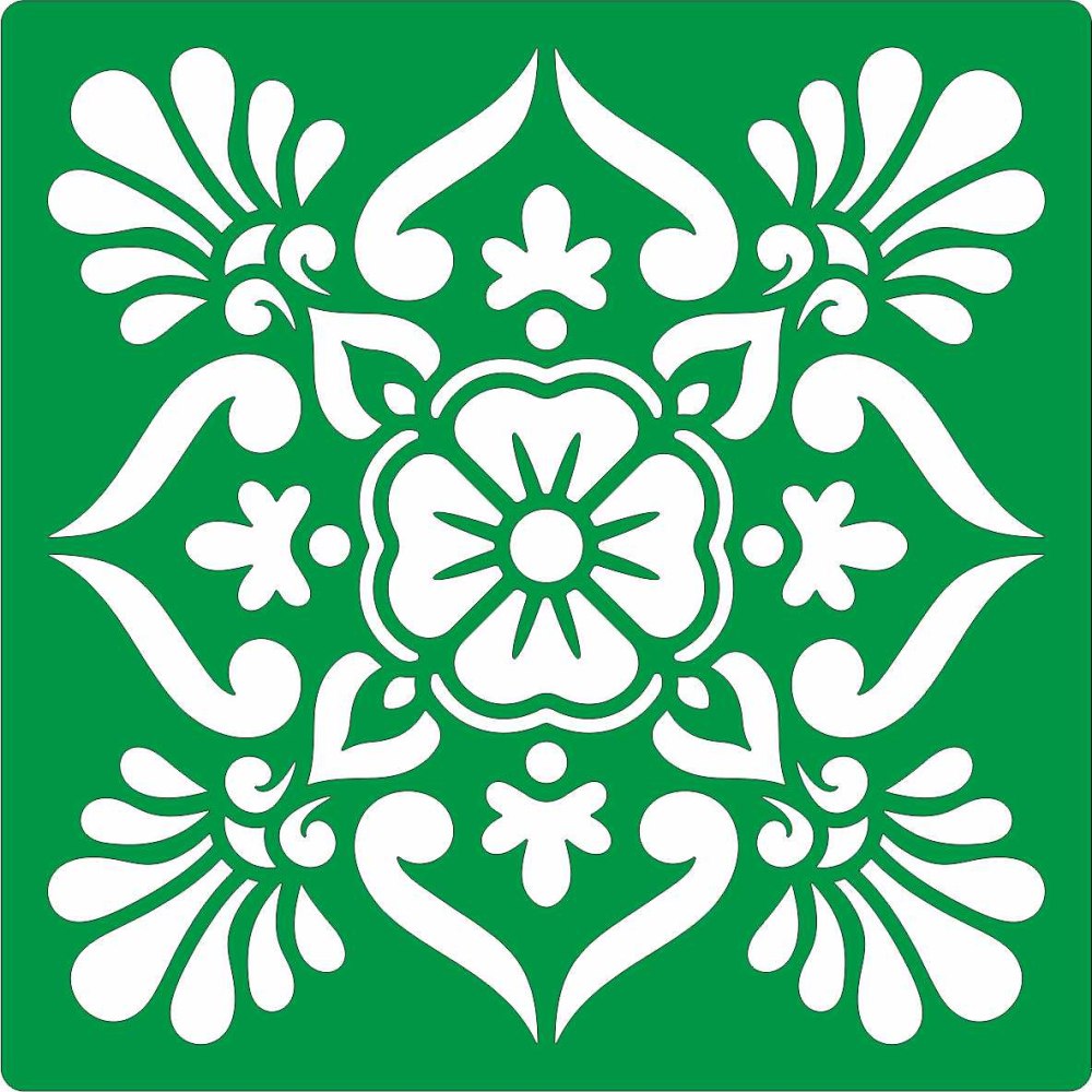 Трафареты для росписи плитки