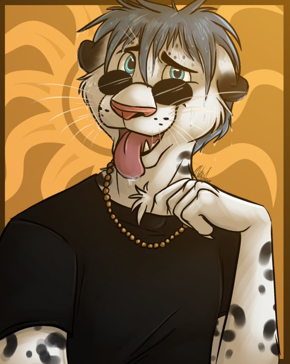Furry леопард