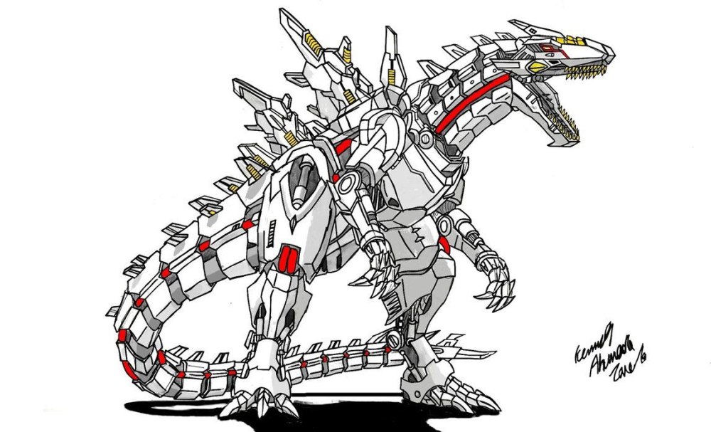 Pyrus Leonidas DEVIANTART Godzilla