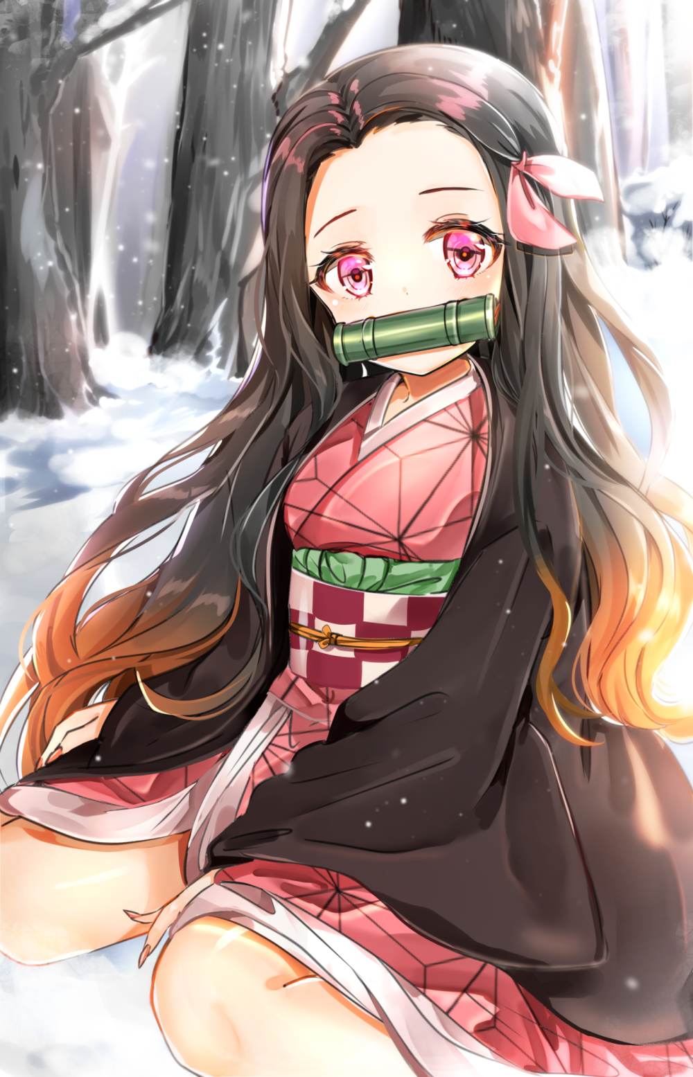 Nezuko Kamado анфас