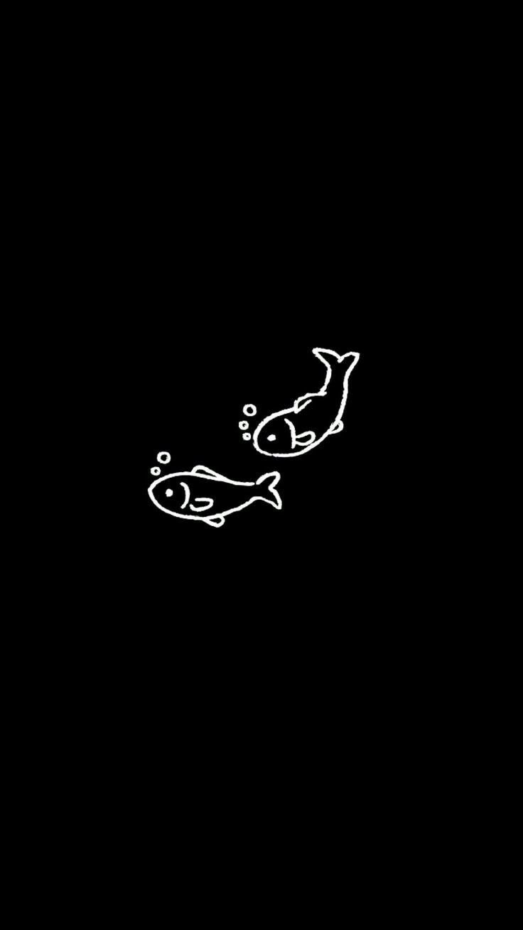 Необычные рисунки на черном фоне