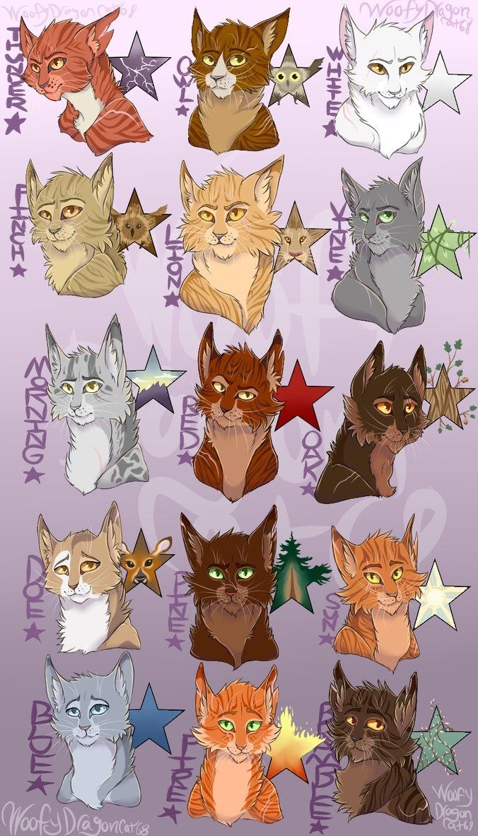 Коты Воители предводители