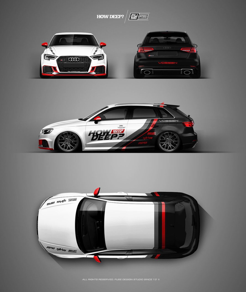 Развертка винила на Subaru BRZ