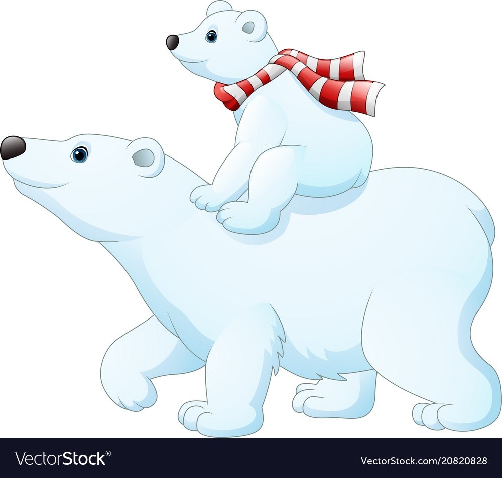 Новогодний медведь шарфиком