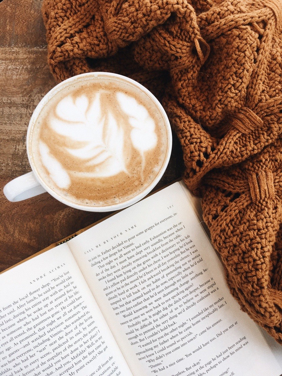 Винтаж кофе и книги