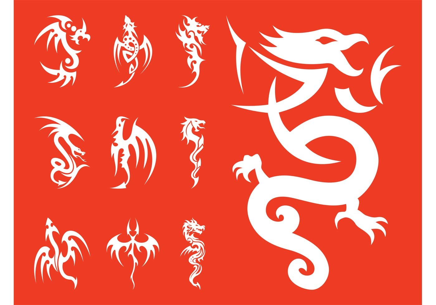 Dragon graphics. Стилизованные драконы. Стилизованное изображение дракона. Трафареты китайских драконов. Векторное изображение дракона.
