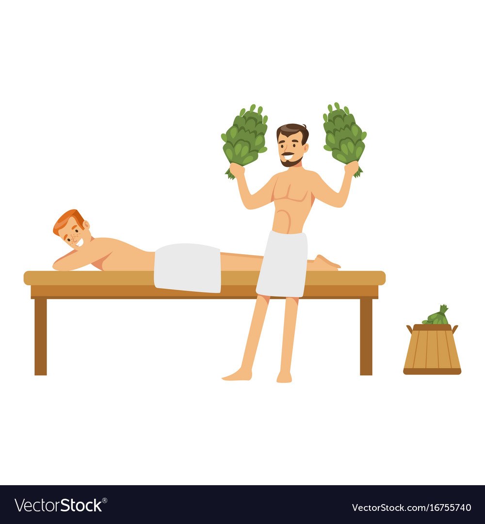 Человечек в бане