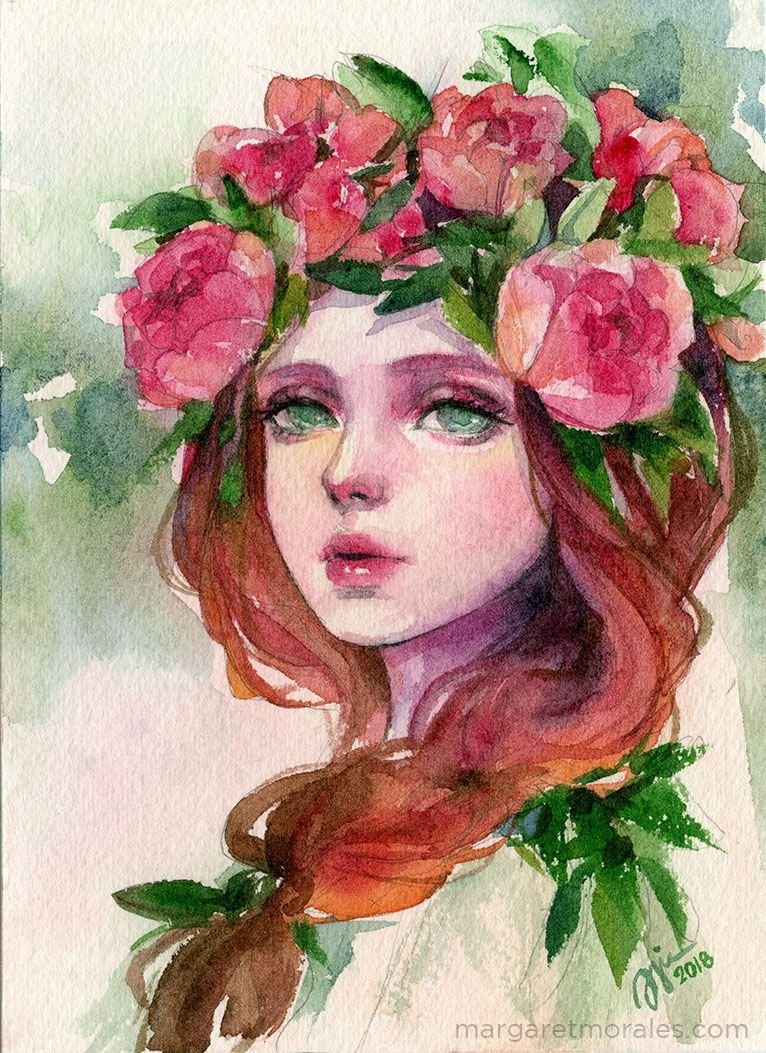 Мультяшное лицо девочки