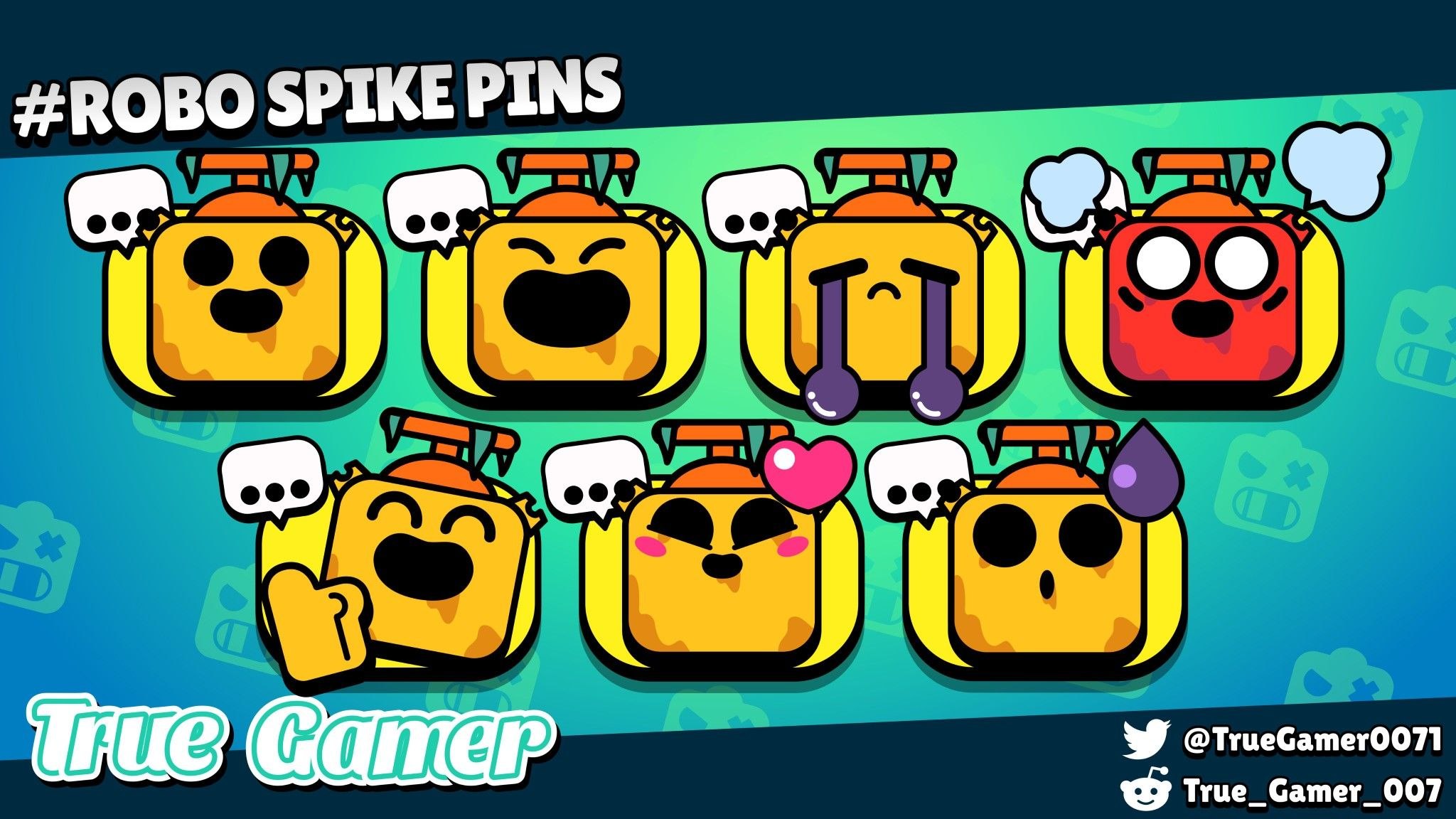 Эмодзи браво старс. Эмодзи спайка. Спайк Brawl Stars пин. Robo Spike Pins.