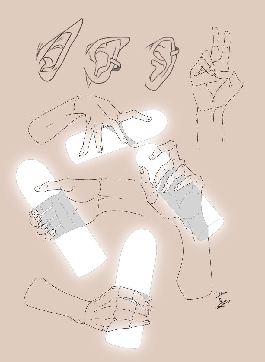 Кисть руки рисунок
