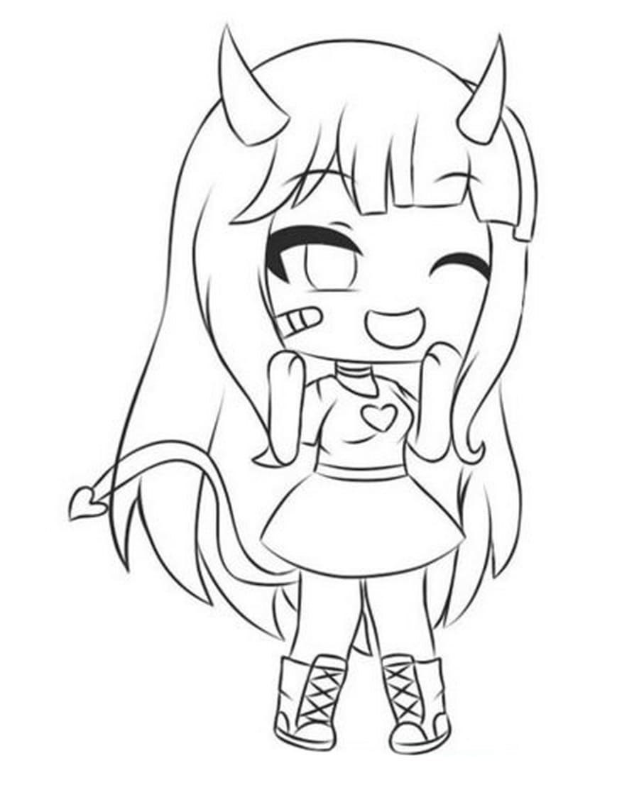 Раскраски Gacha Life