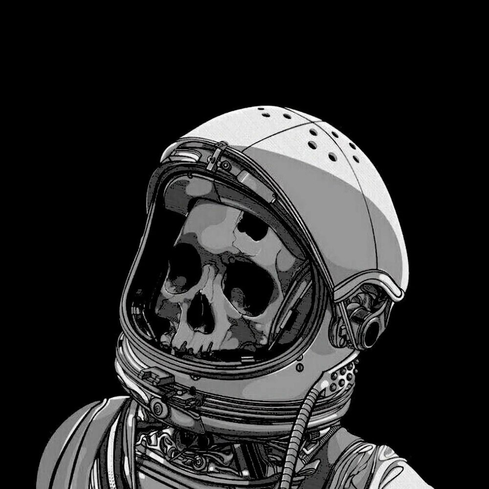 Космонавт череп