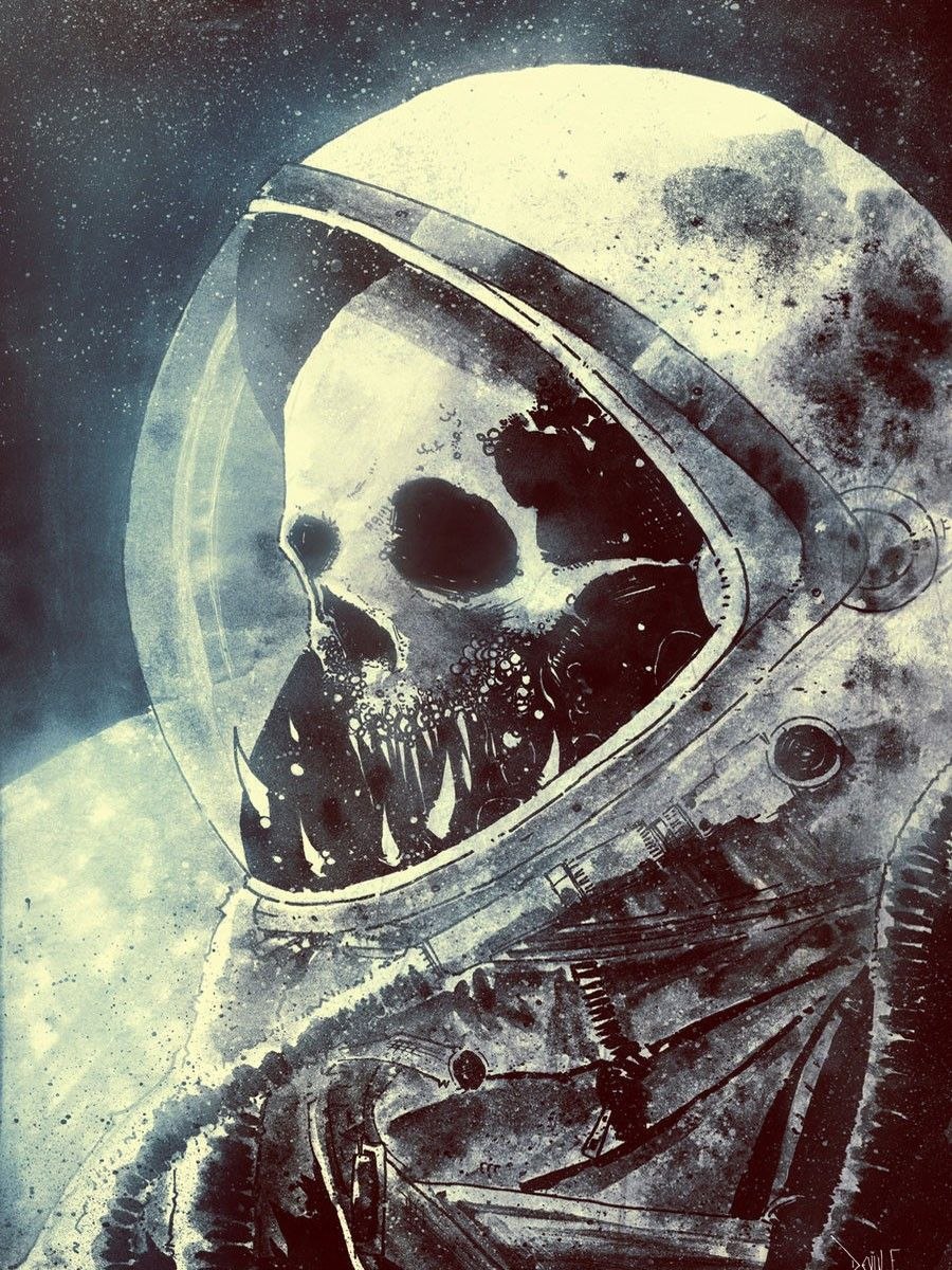 Космонавт череп