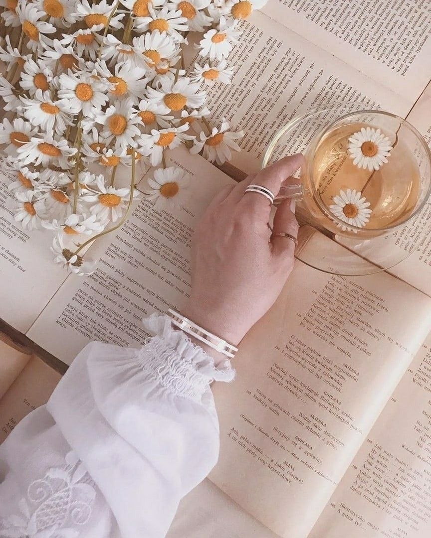 Эстетика книги и цветы