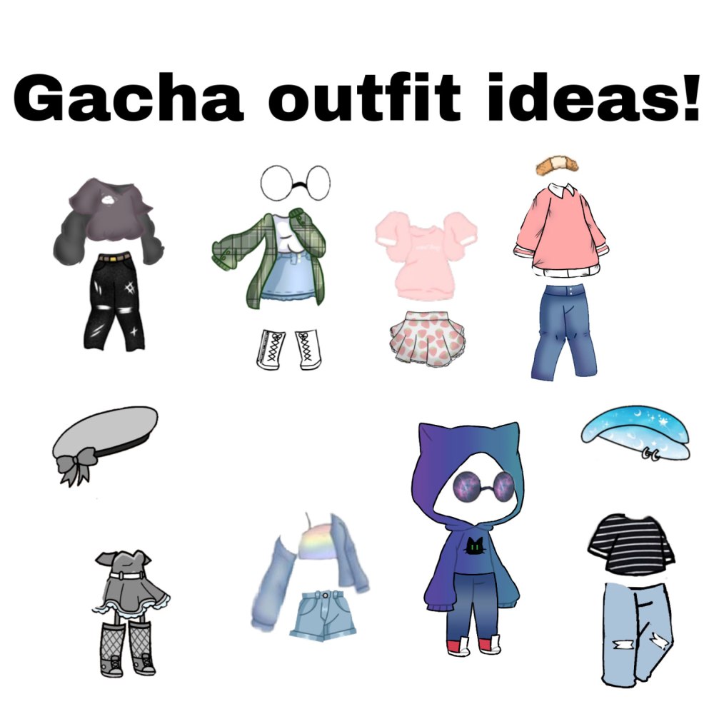 Аутфиты Gacha Life одежда