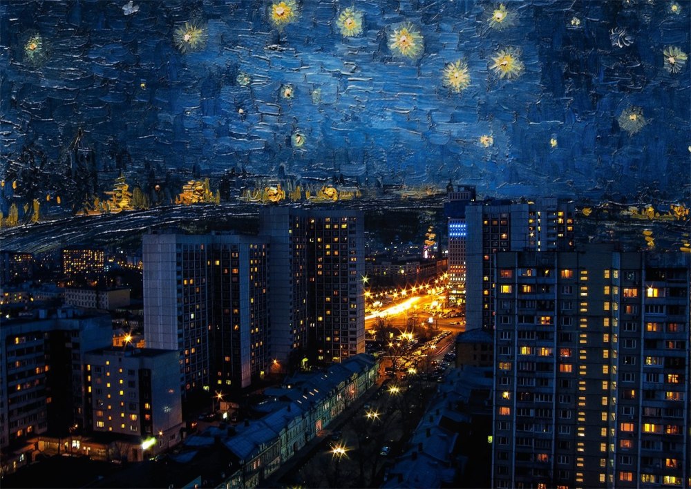 Нью Йорк ночной Бостон