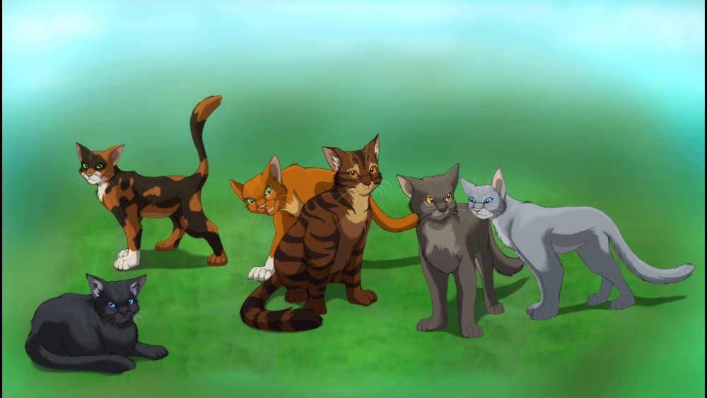 Коты Воители Рыжинка и Грач