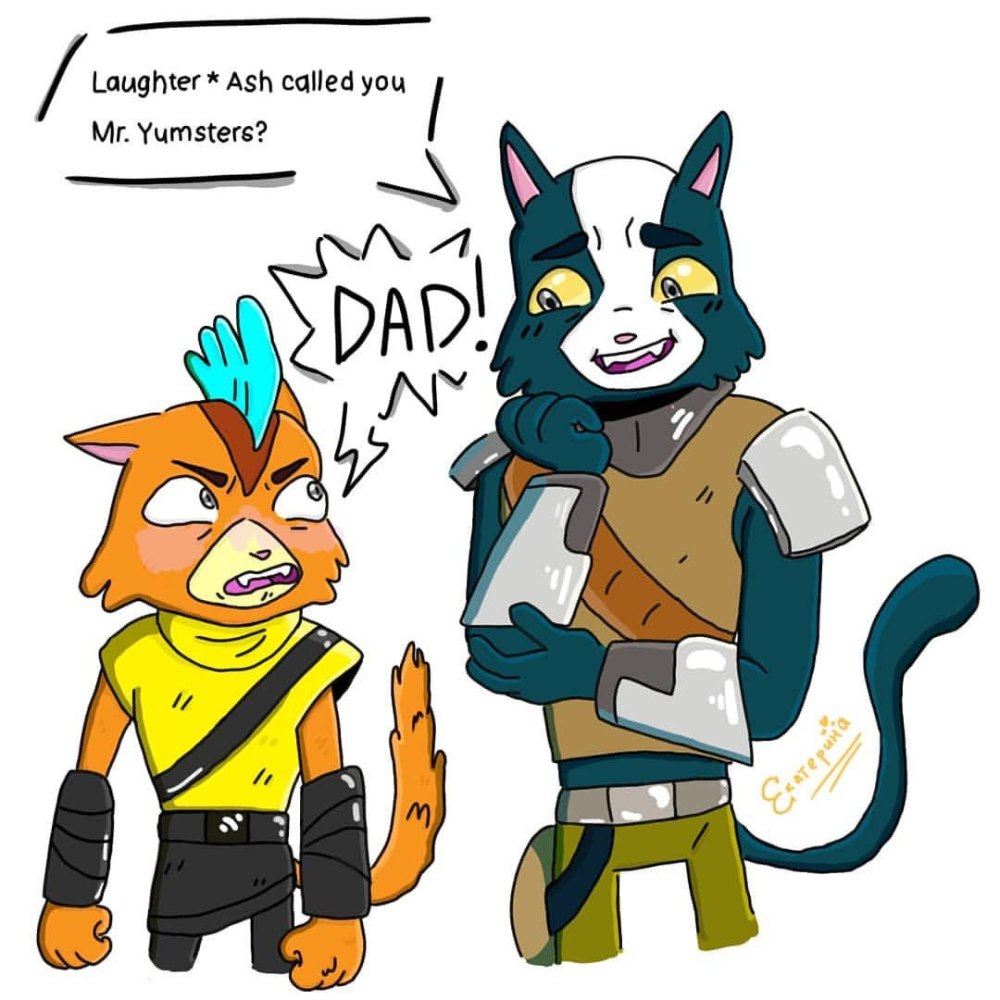 Final Space Ash x little Cato