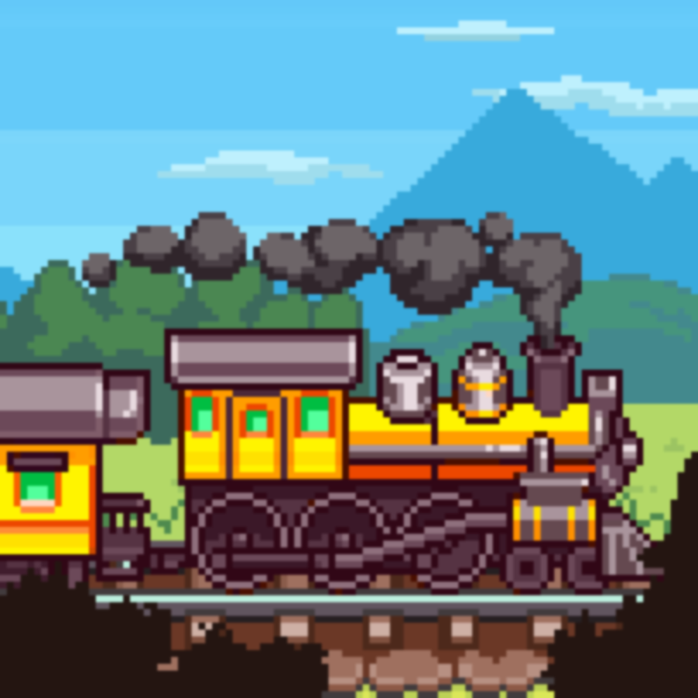 Поезда из игры tiny Rails